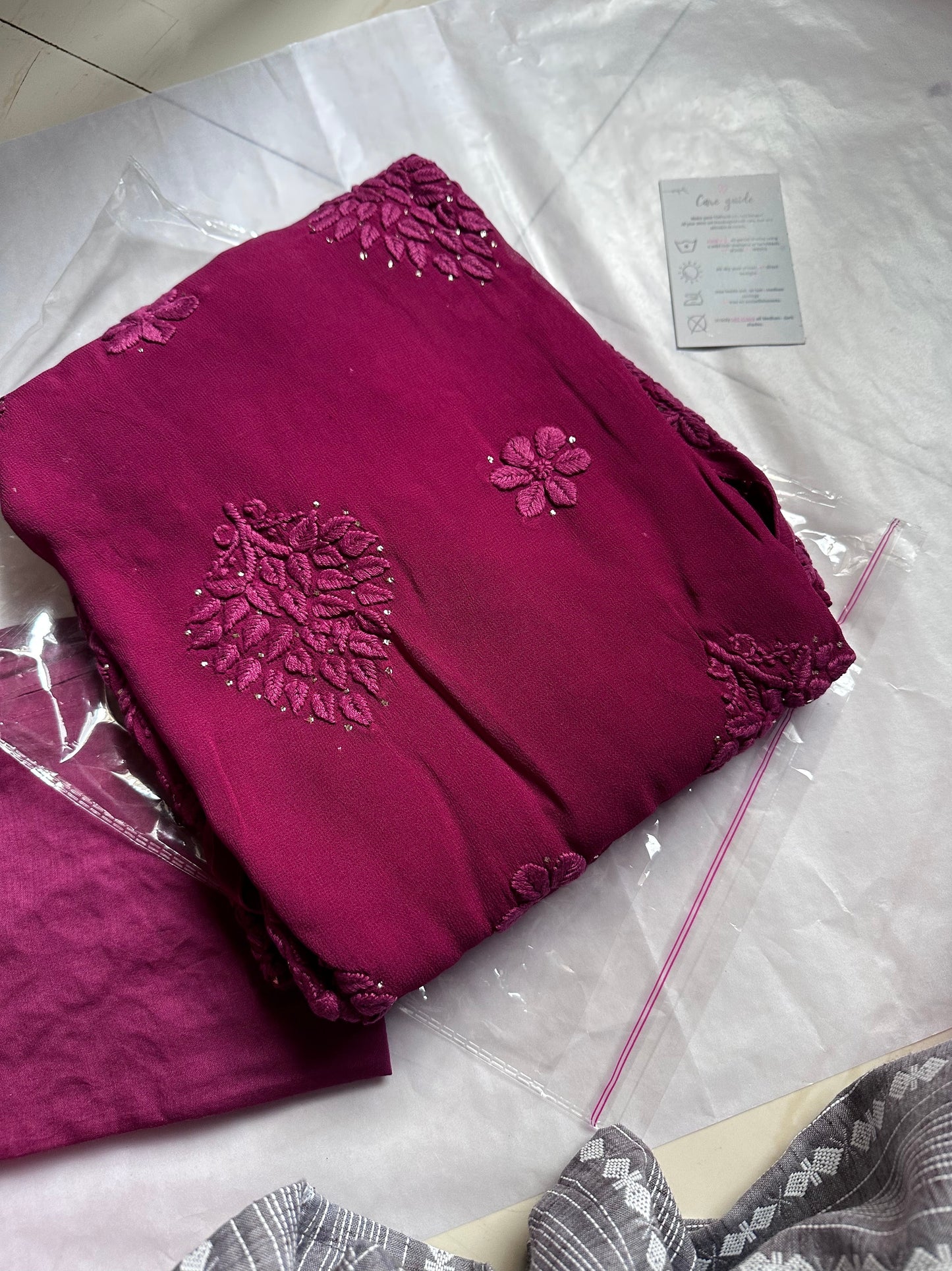 Valentine’s 2026 Premium Red Chikankari Kurta/ Coord/ Full Suit