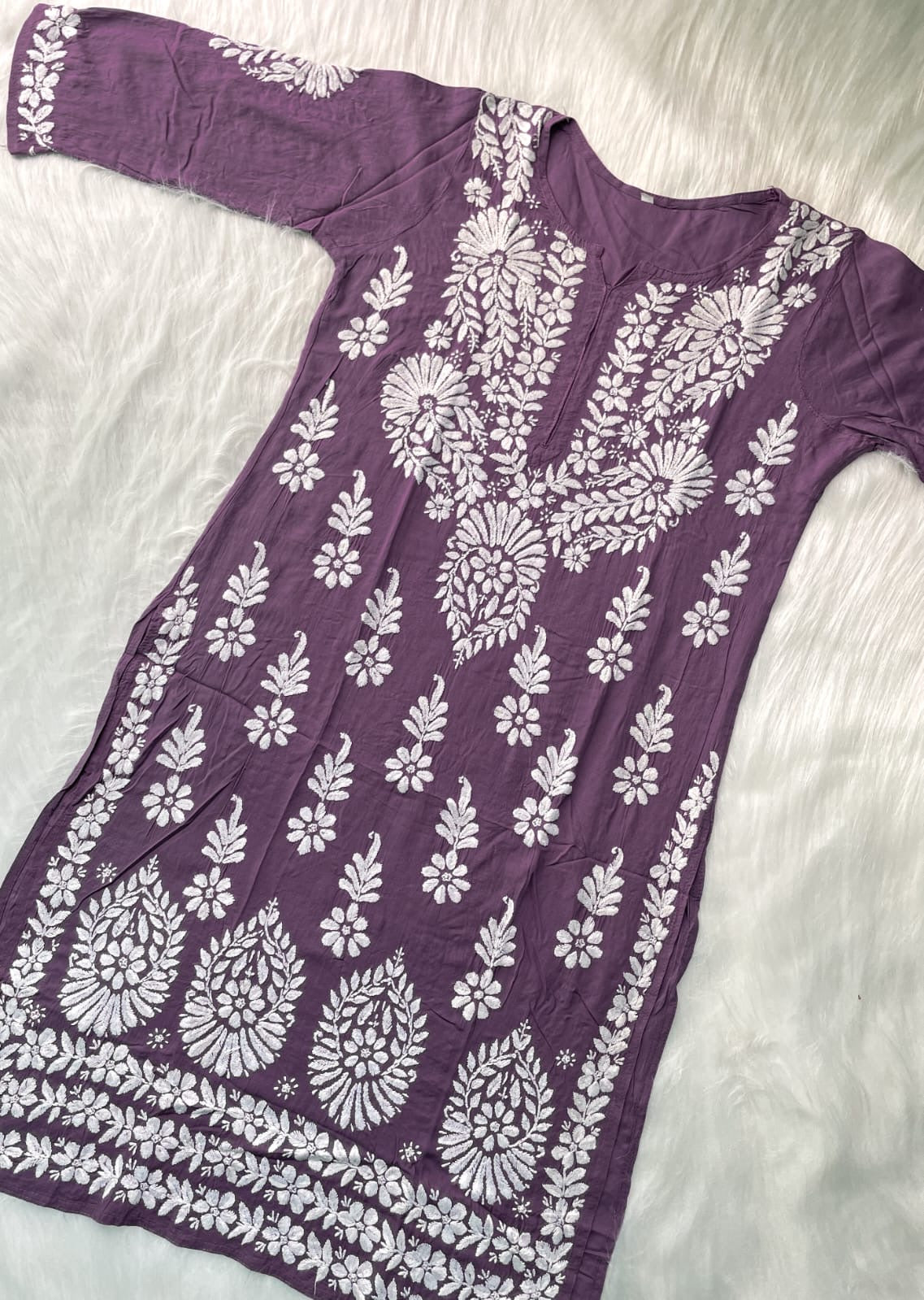 Modal Chikankari Kurta