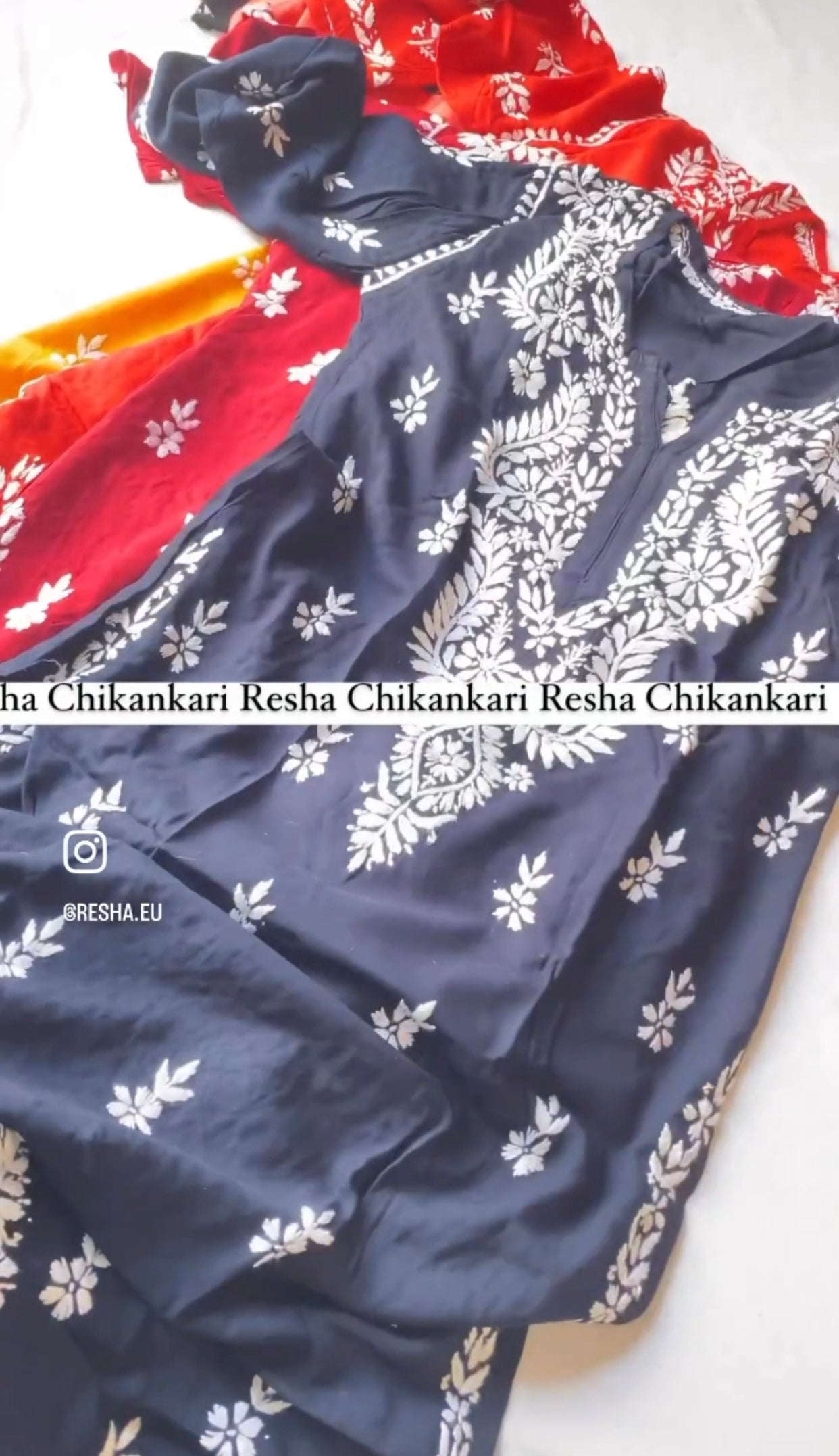 Samra Chikankari Kurta