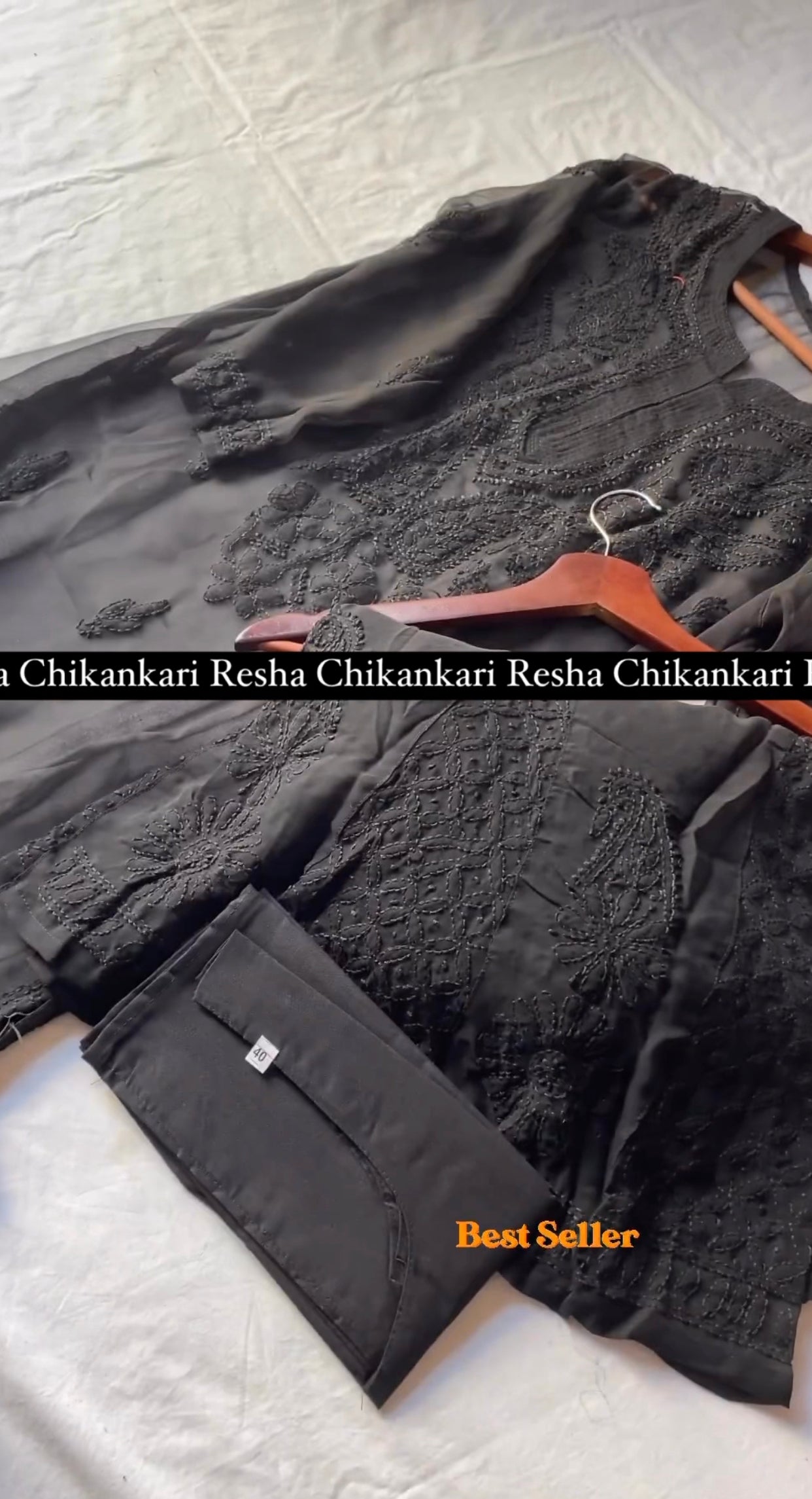 Georgette Chikankari Two Piece Set