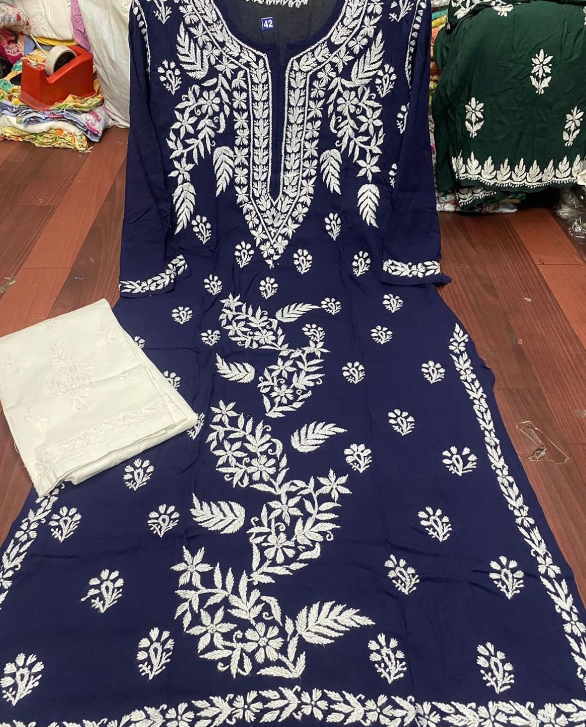 Modal Chikankari Kurta