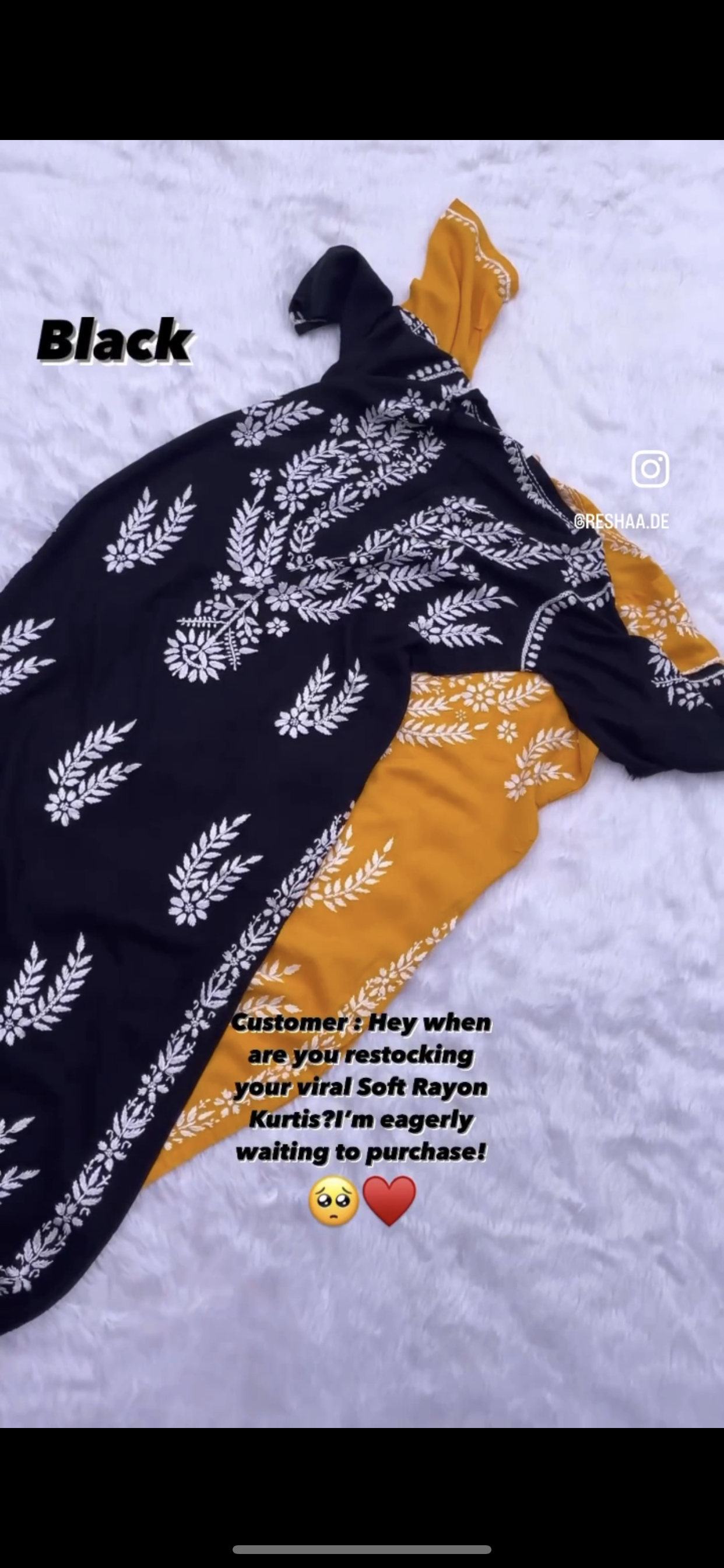 Bahaar Chikankari Soft Rayon Kurta