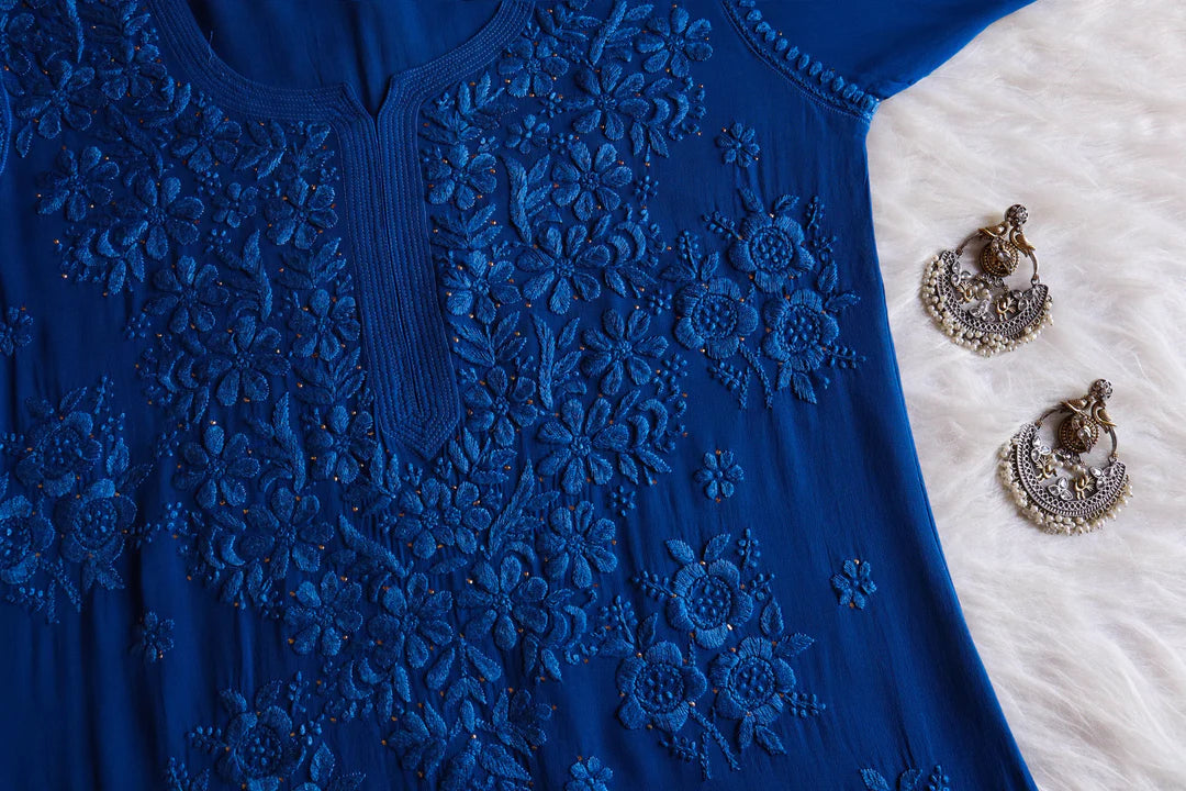 Rose Premium Chikankari Kurta