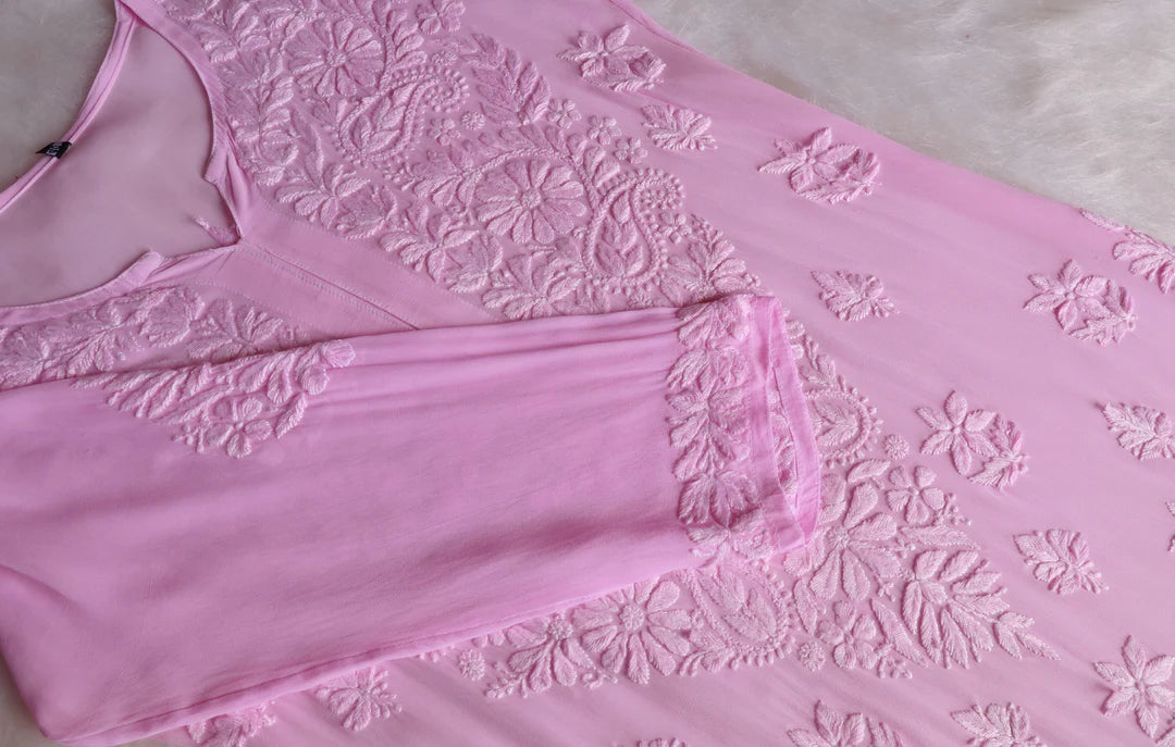 Pearl Premium Viscose Chikankari Suit