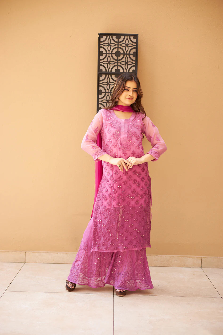 Noor Ombre Mukaish Suit