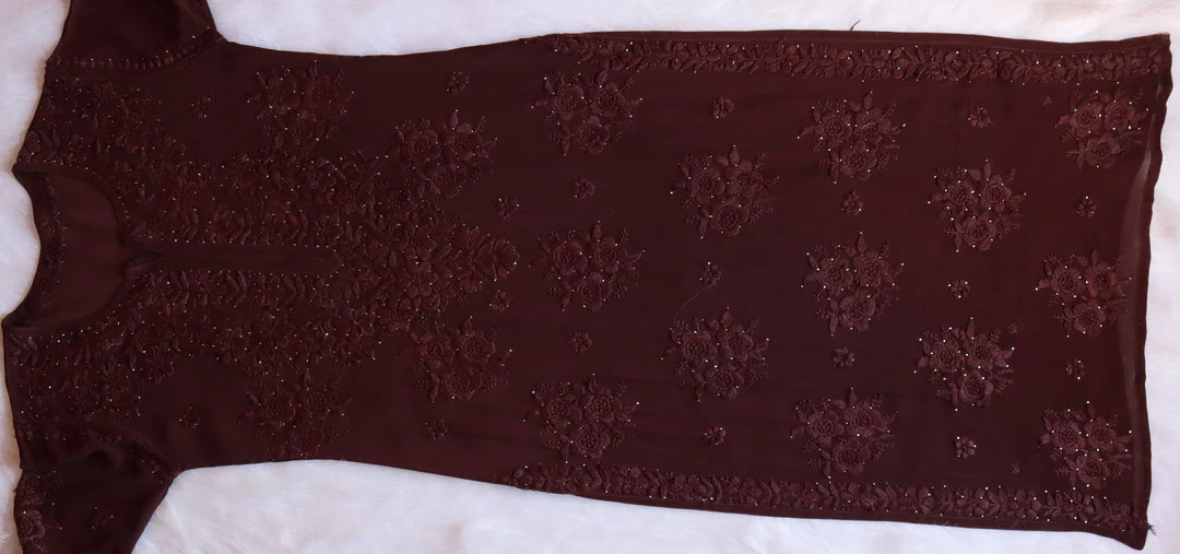 Rose Premium Chikankari Kurta