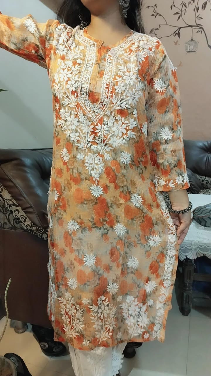 Muraad Chikankari Kurti