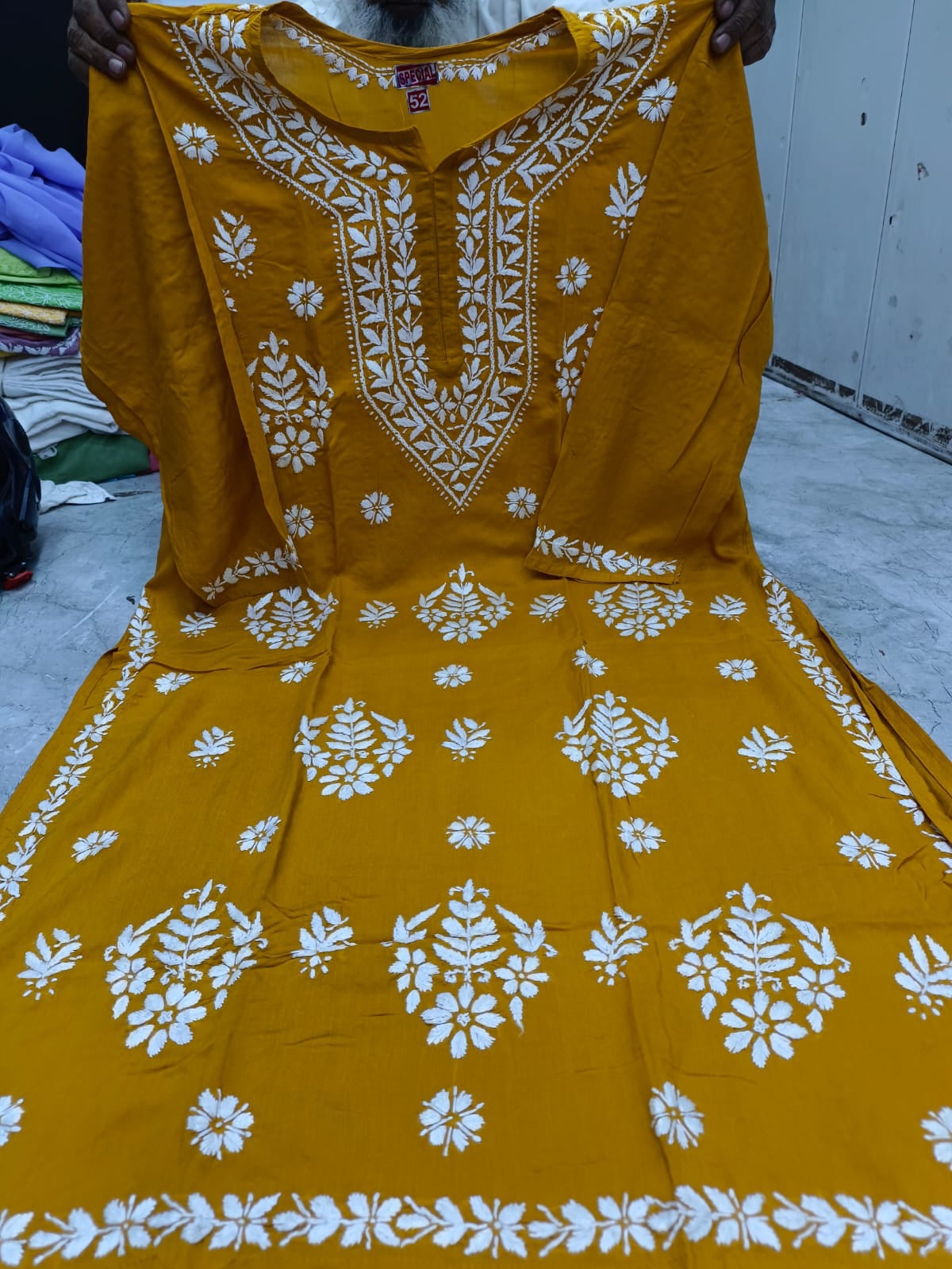 Modal Plus Size Chikankari Kurta