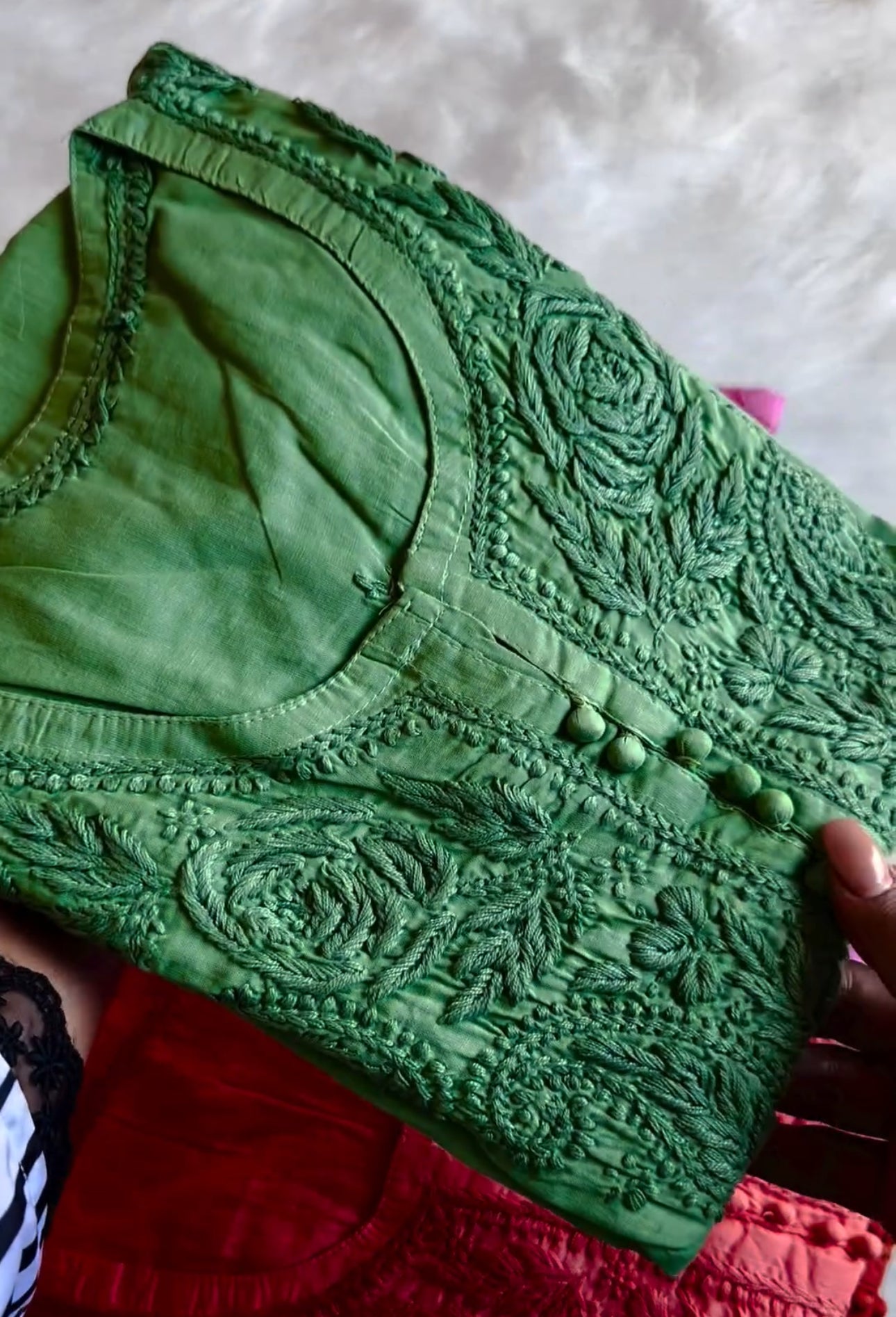 Cotton Chikankari Kurta