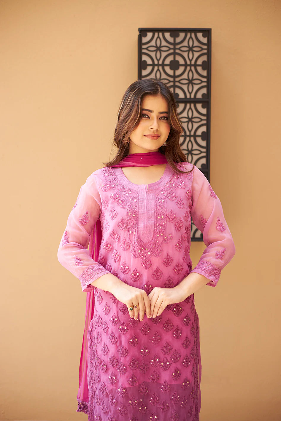 Noor Ombre Mukaish Suit