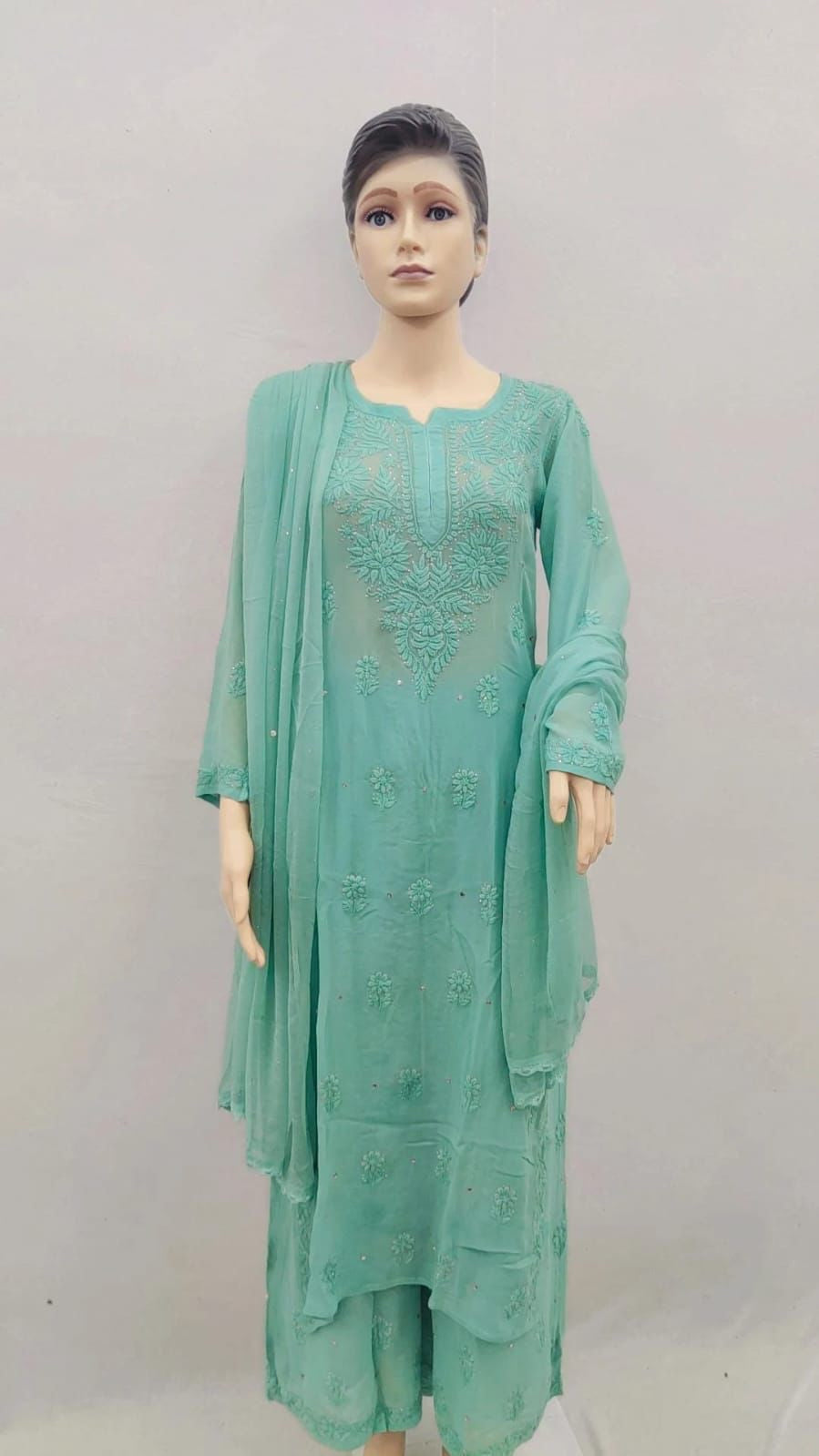 Ghass Patti Premium Chikankari Suit