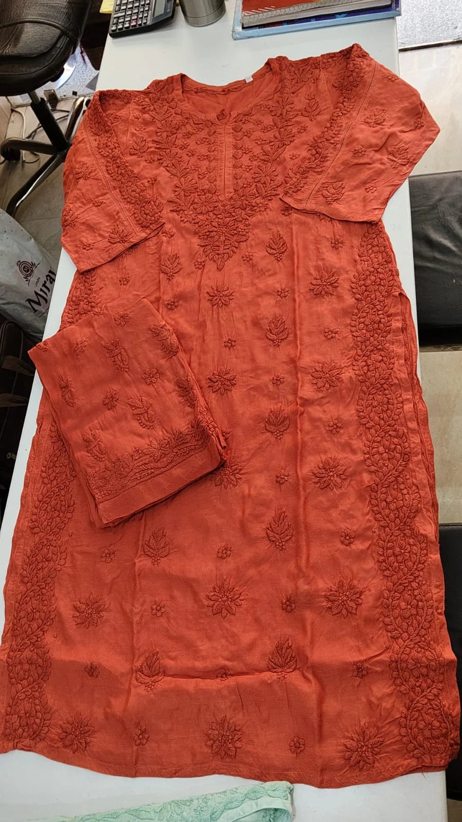 Rose Premium 3D Muslin Kurta/ Coord/ Full suit