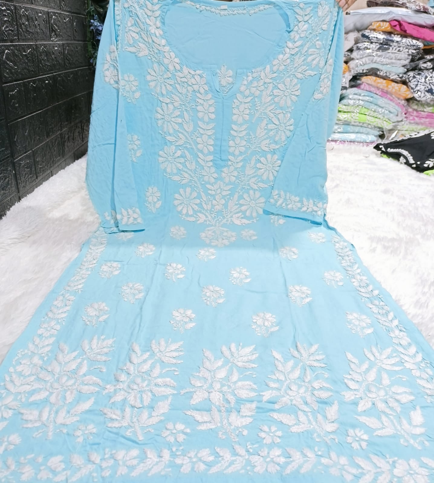 Zara Chikankari Set