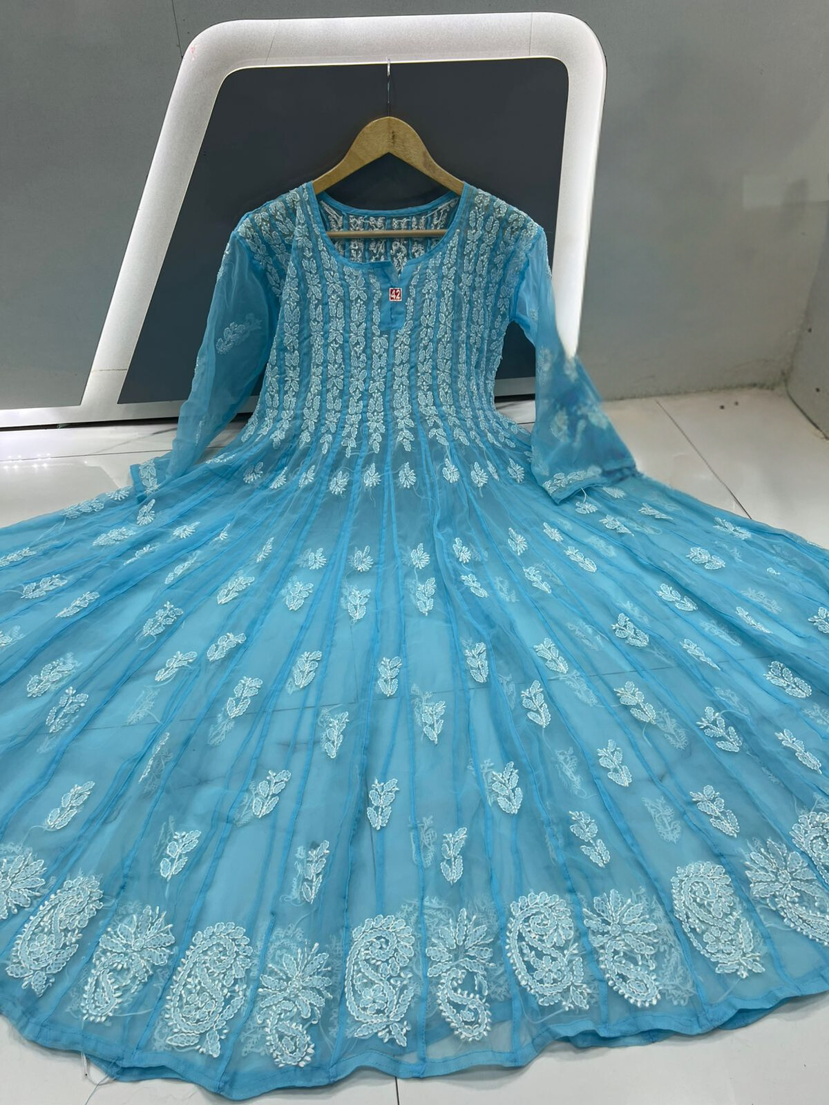 Noor Chikankari Anarkali