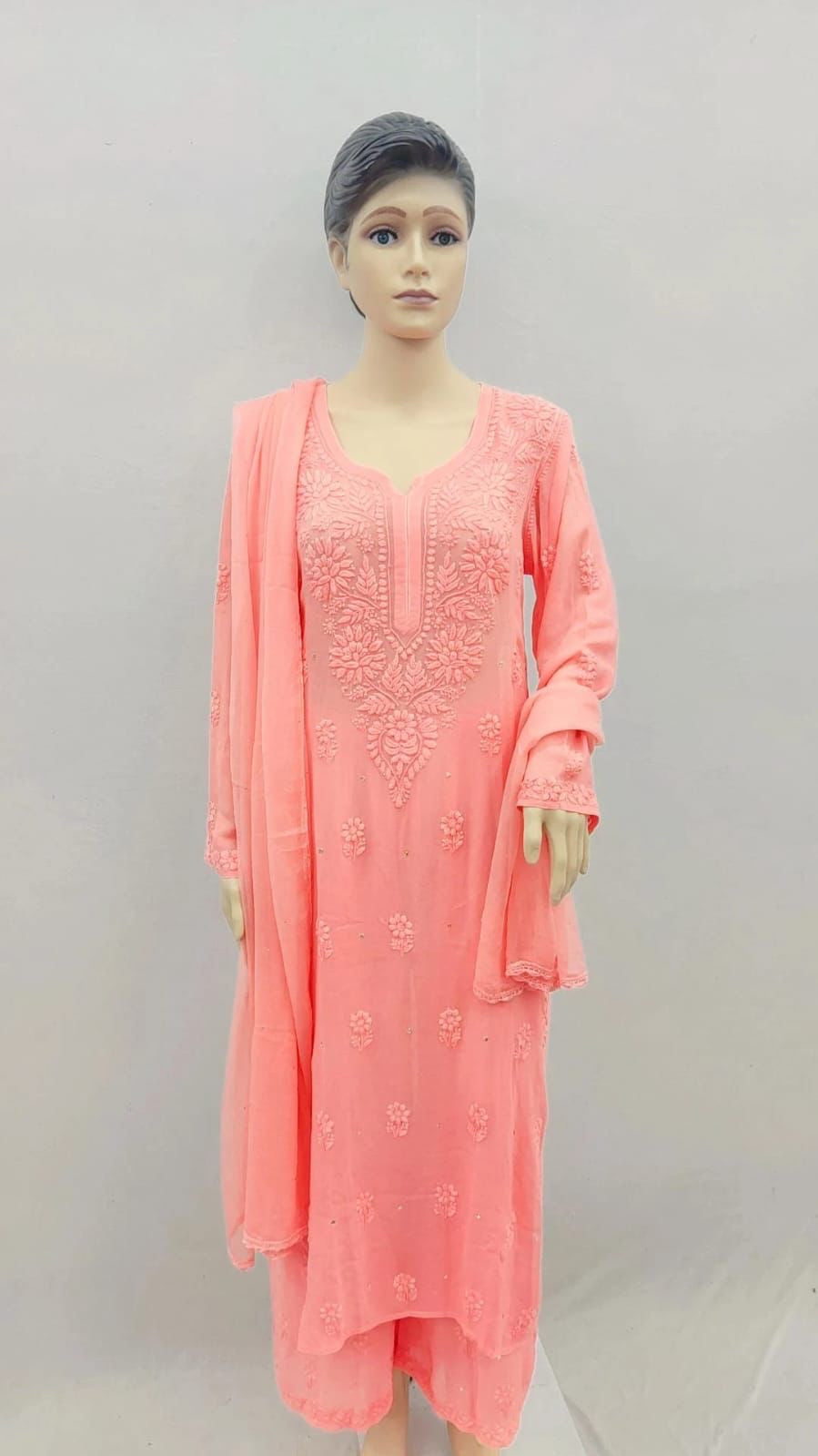 Ghass Patti Premium Chikankari Suit