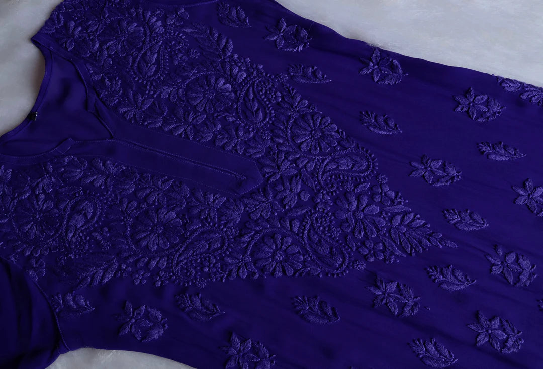 Pearl Premium Viscose Chikankari Suit