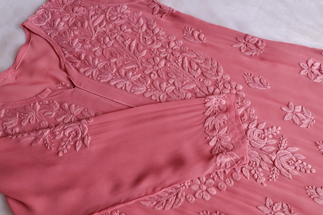 Pearl Premium Viscose Chikankari Suit