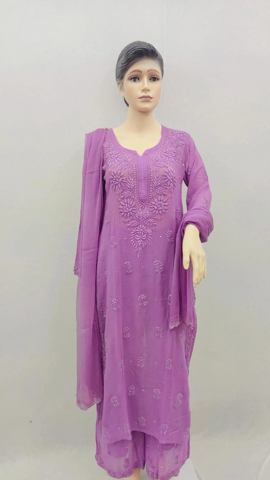 Ghass Patti Premium Chikankari Suit