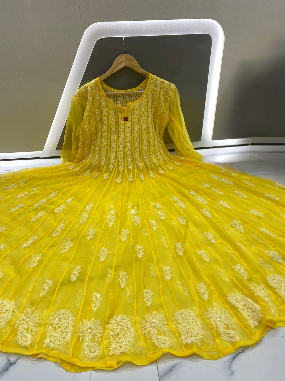 Noor Chikankari Anarkali