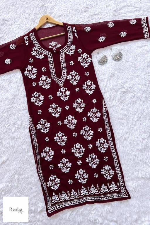 Cinderella Chikankari Kurta