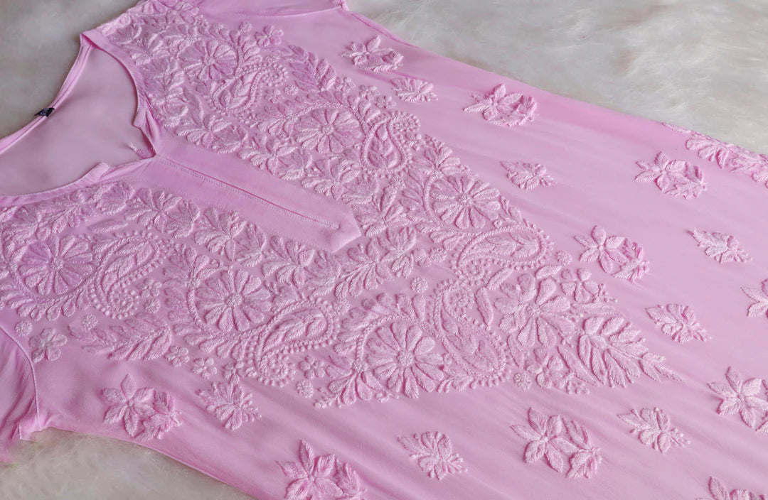 Pearl Premium Viscose Chikankari Suit