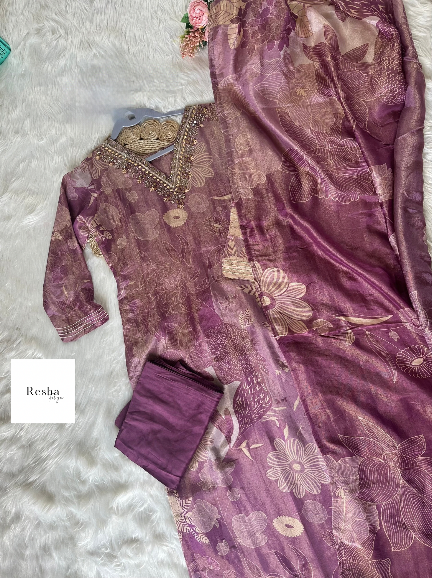 Tissue Silk Suit