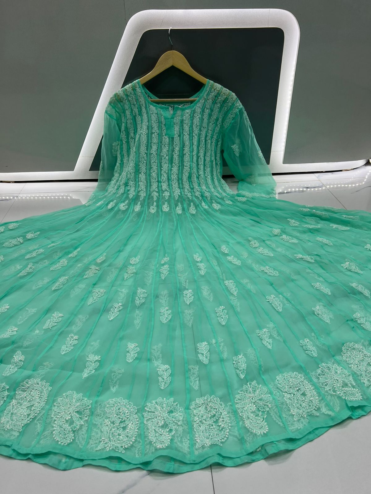 Noor Chikankari Anarkali