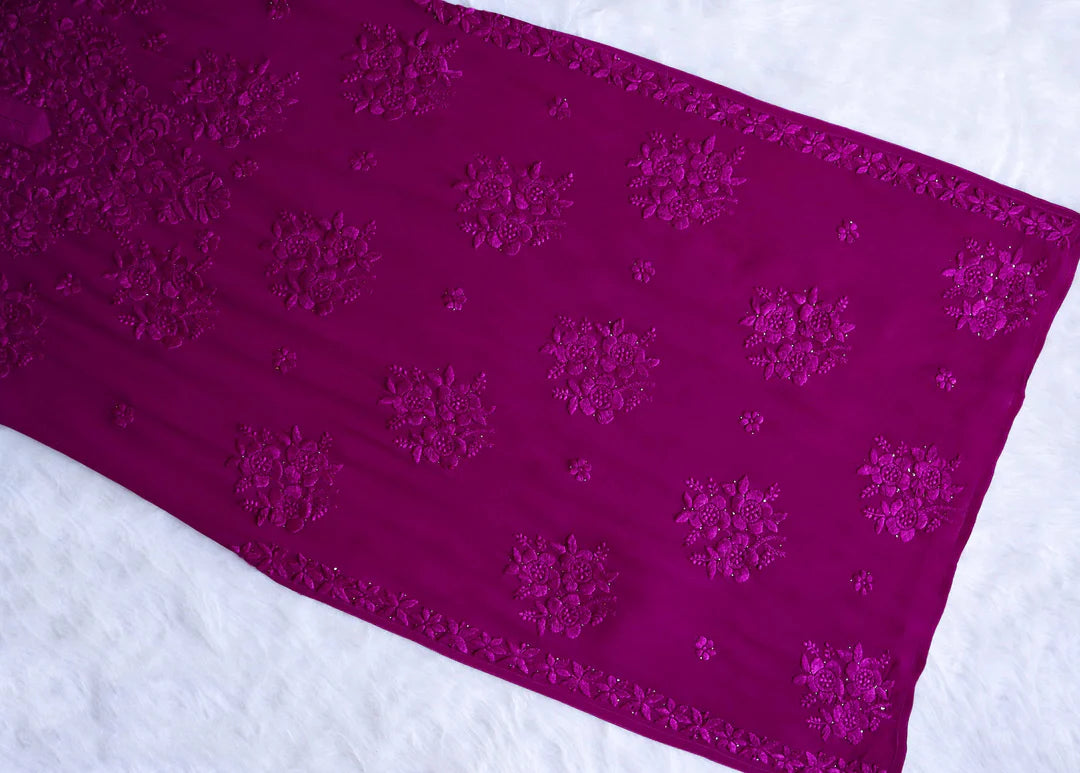 Rose Premium Chikankari Kurta