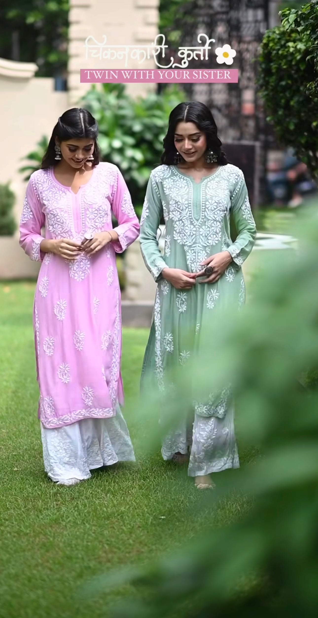 Zoya Chikankari Kurti/Set