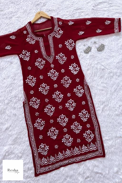 Cinderella Chikankari Kurta