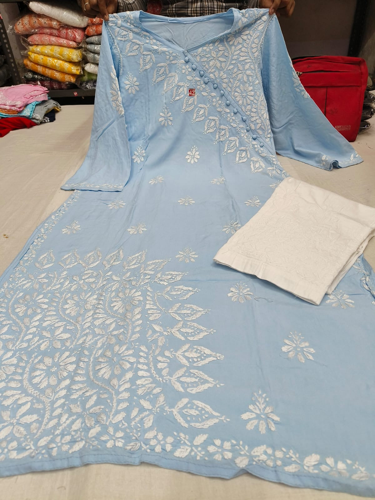 Heera Chikankari Set