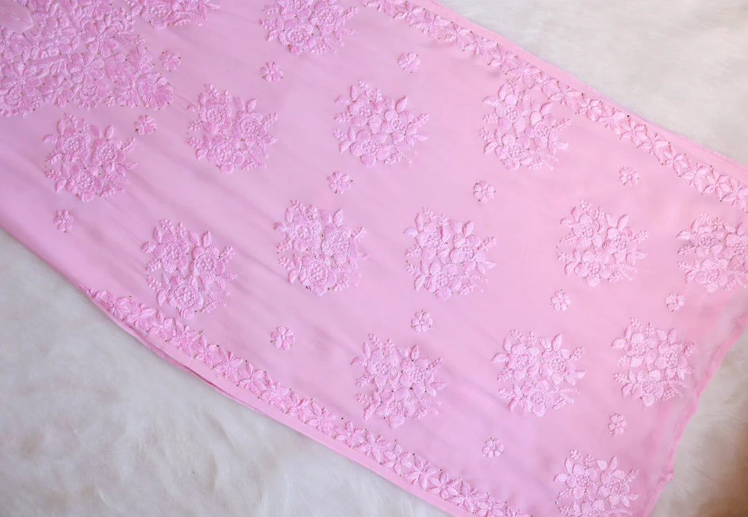Rose Premium Chikankari Kurta