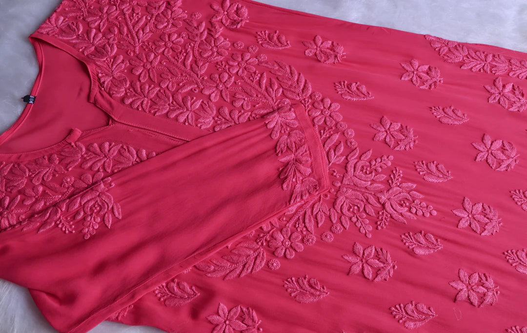 Pearl Premium Viscose Chikankari Suit