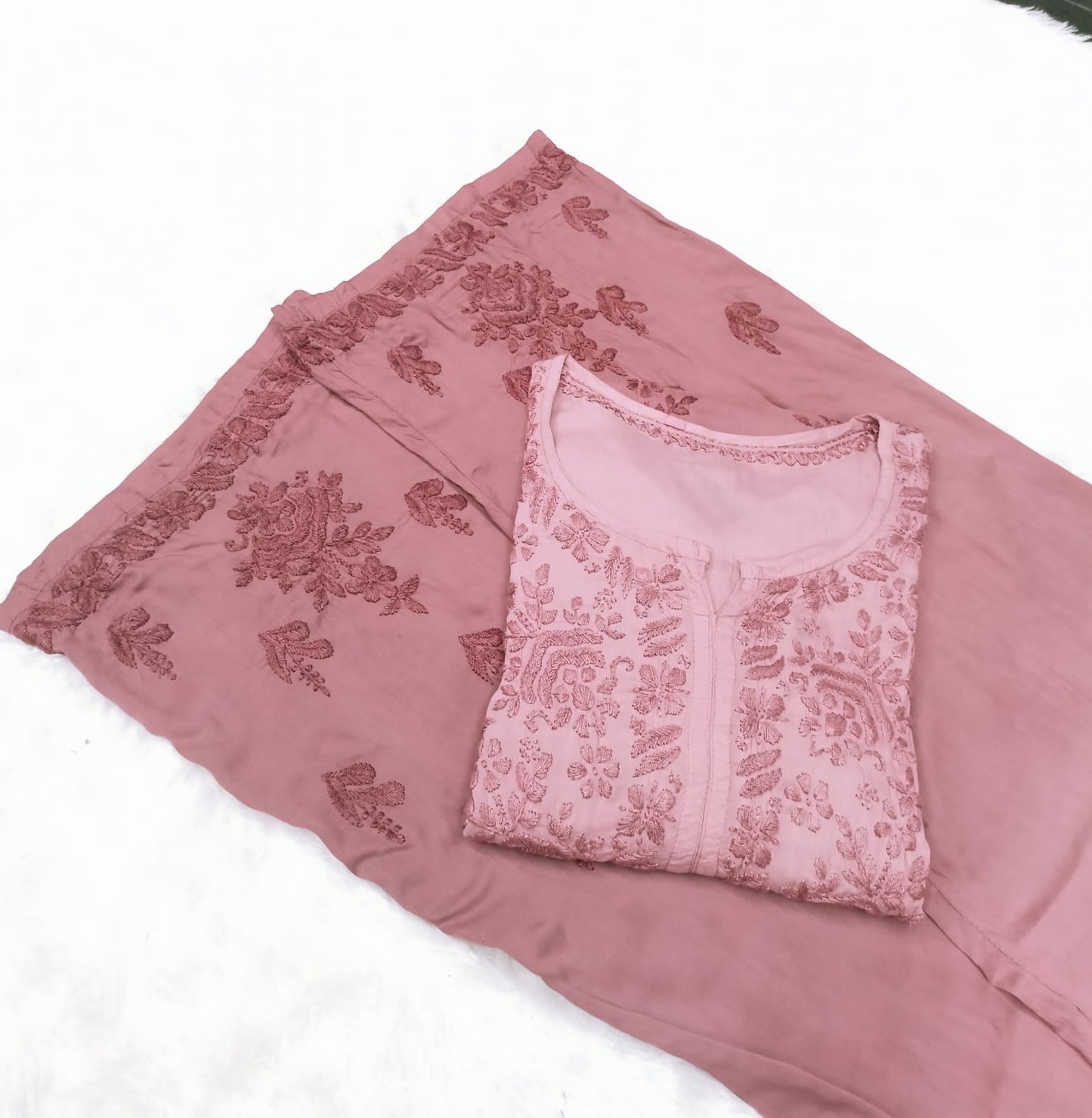 Modal Chikankari Set