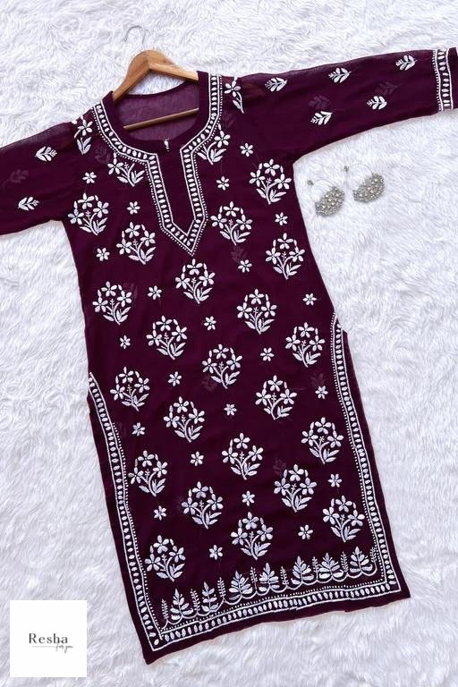 Cinderella Chikankari Kurta