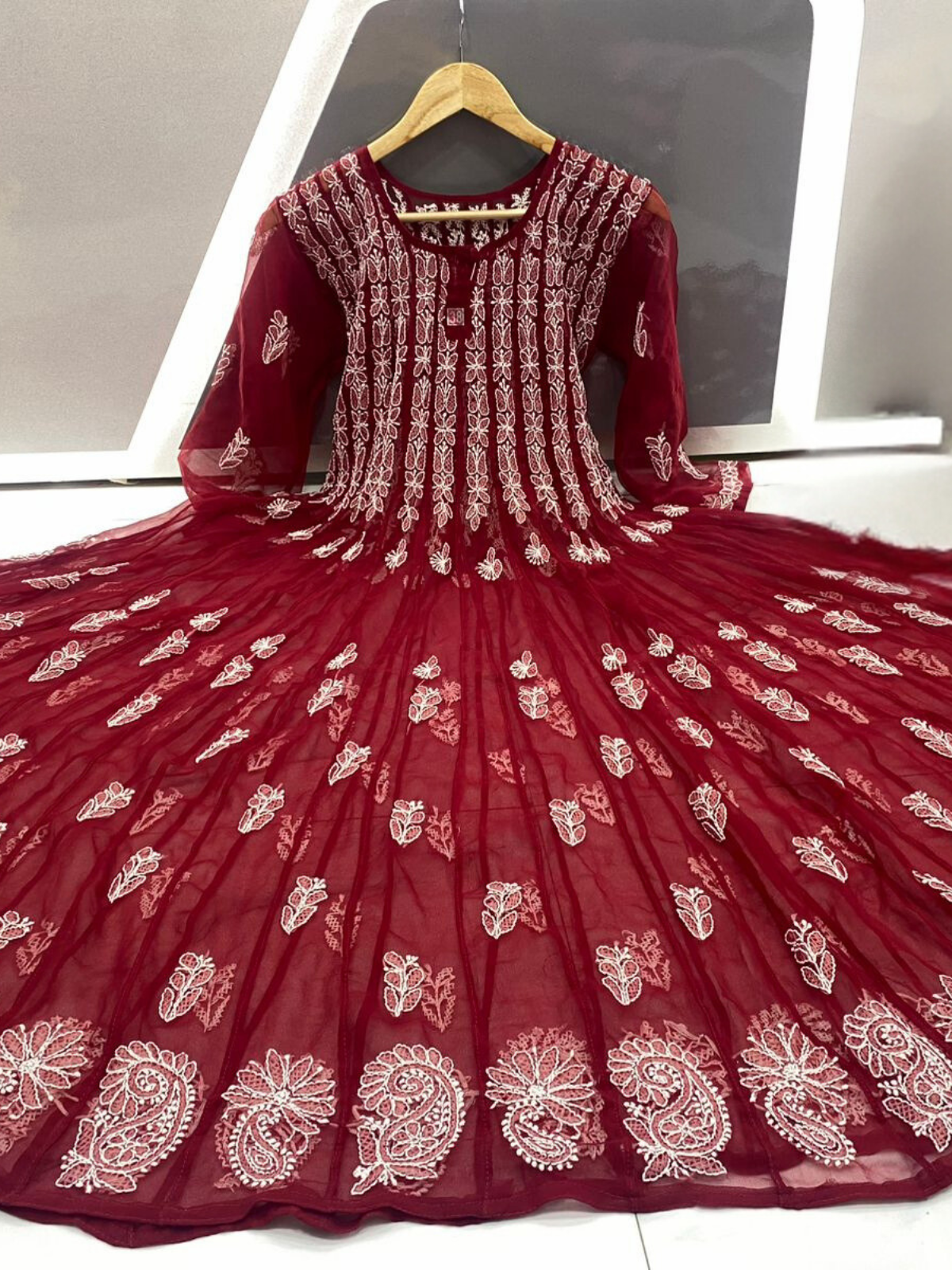 Noor Chikankari Anarkali