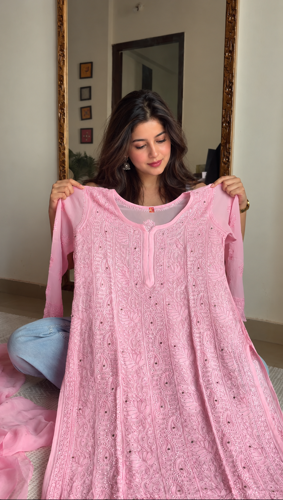 Gulabee Chikankari Kurti/ Coord/ Full suit