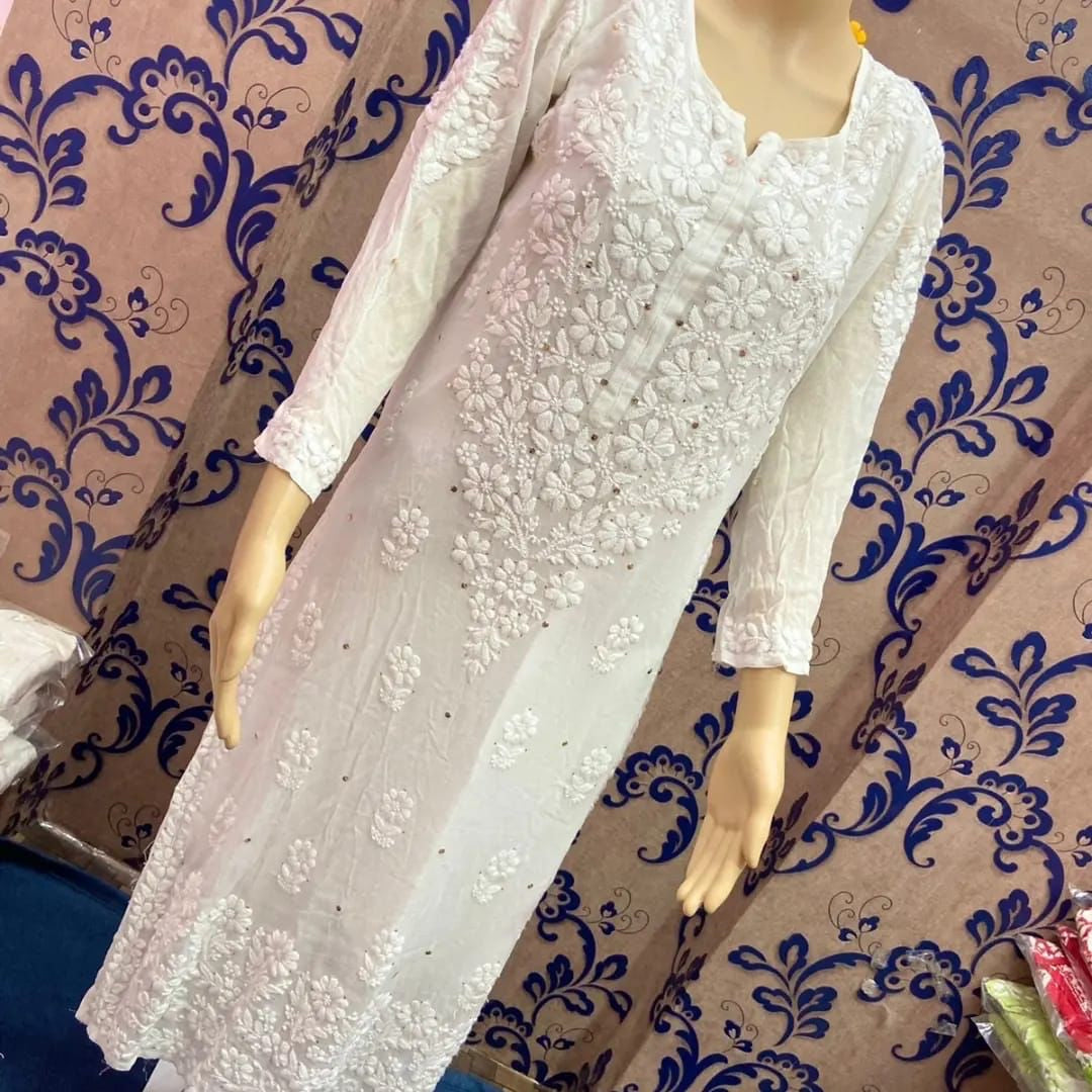 Premium Chikankari Kurti