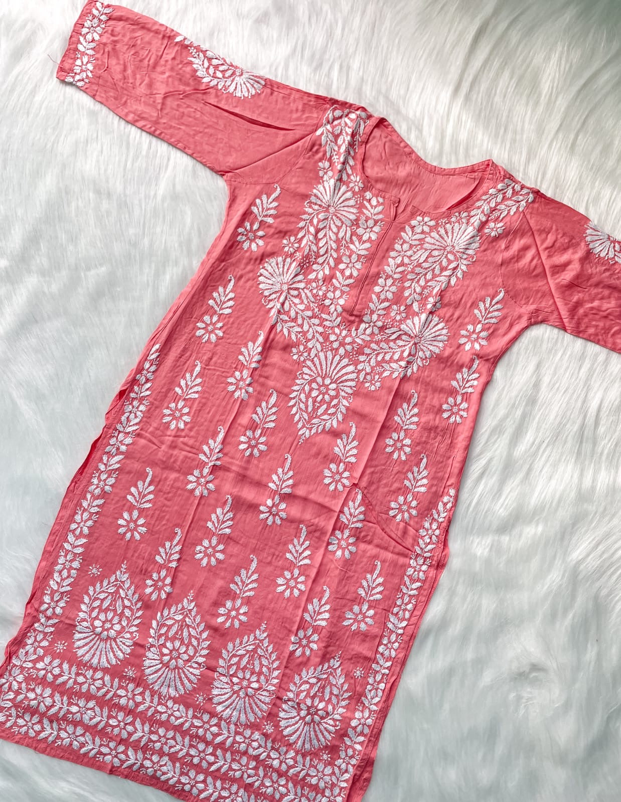 Modal Chikankari Kurta