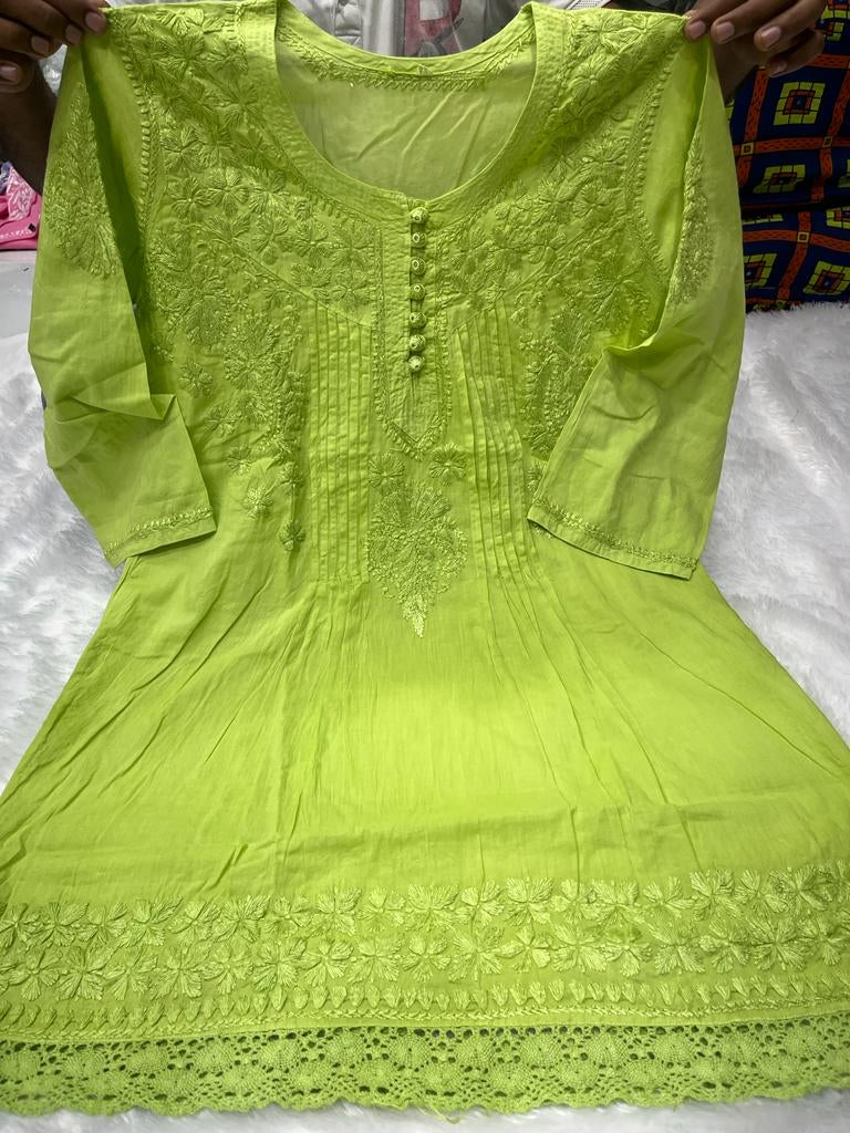 Kazi Chikankari Short Kurta