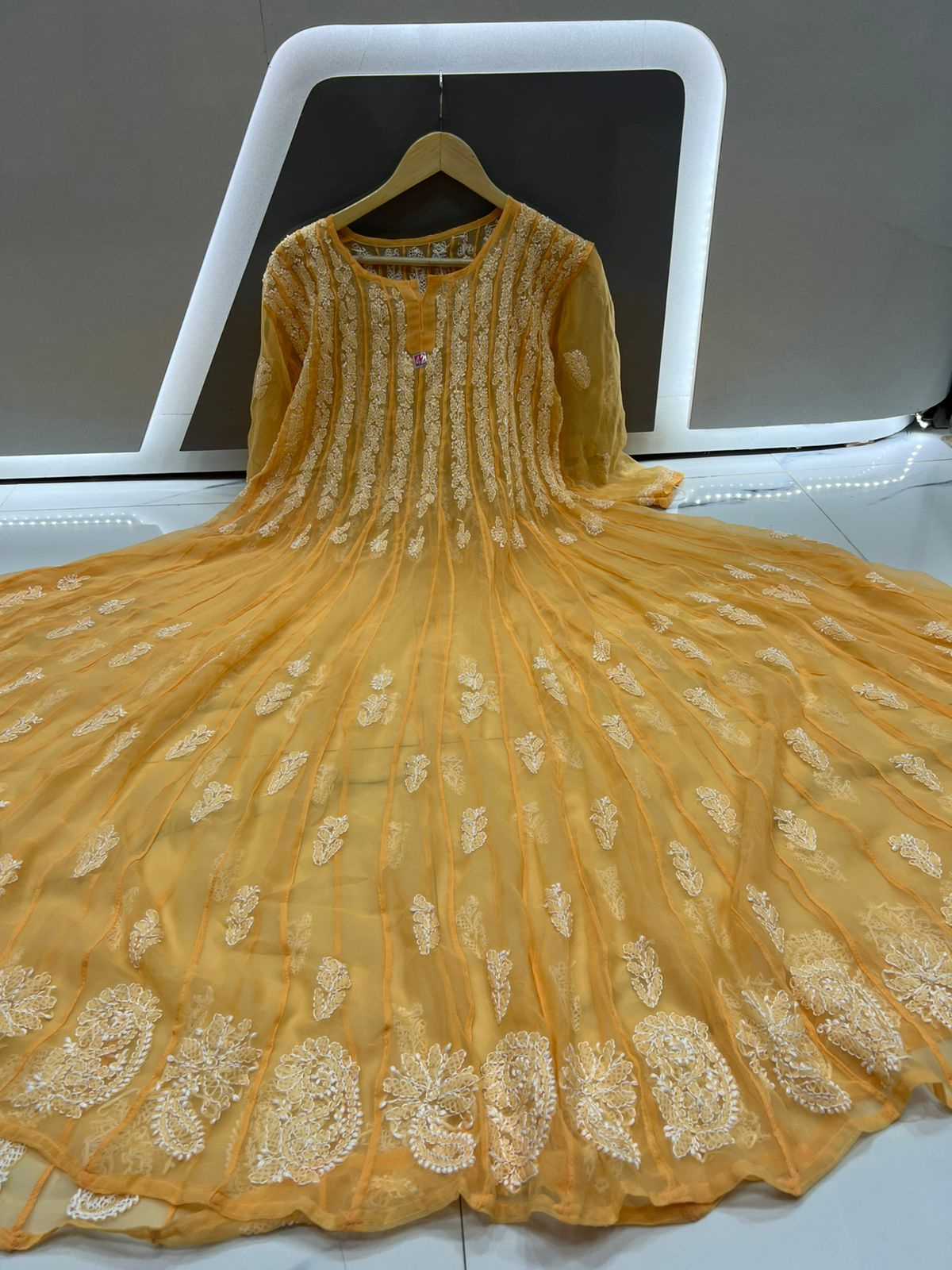 Noor Chikankari Anarkali