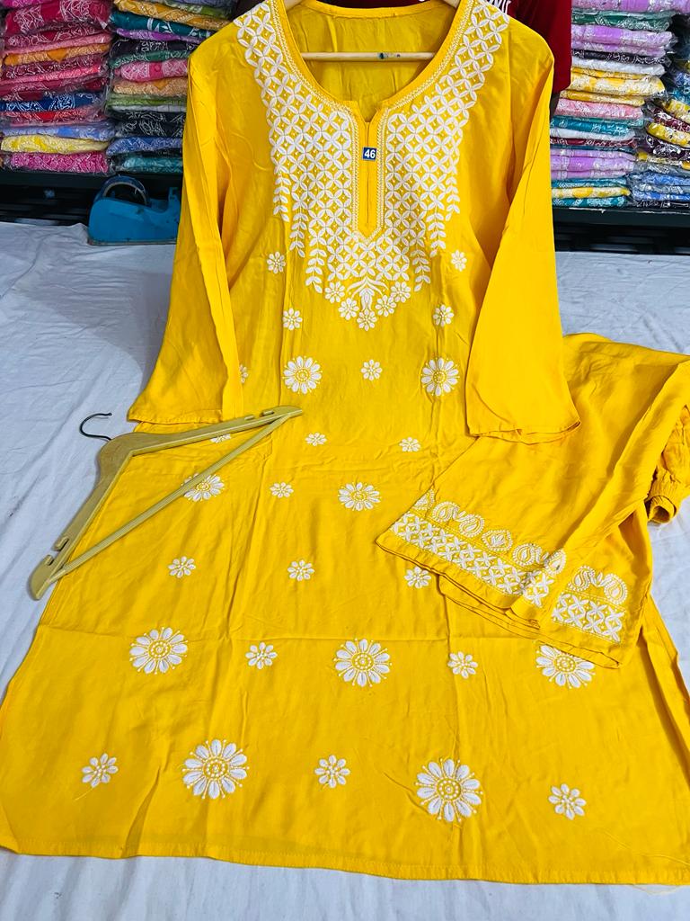 Sahar Chikankari Two Piece Set