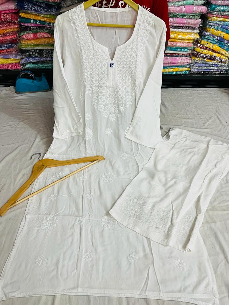 Sahar Chikankari Two Piece Set