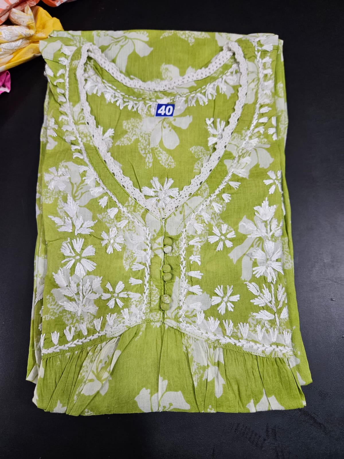 Resha Chikankari Anarkali