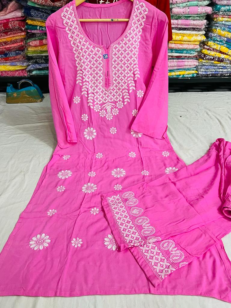 Sahar Chikankari Two Piece Set