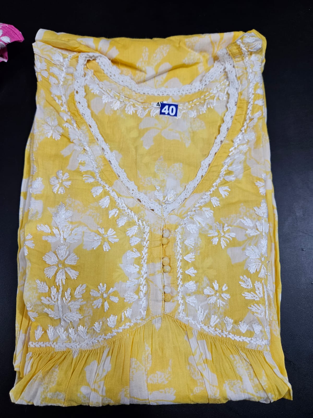 Resha Chikankari Anarkali