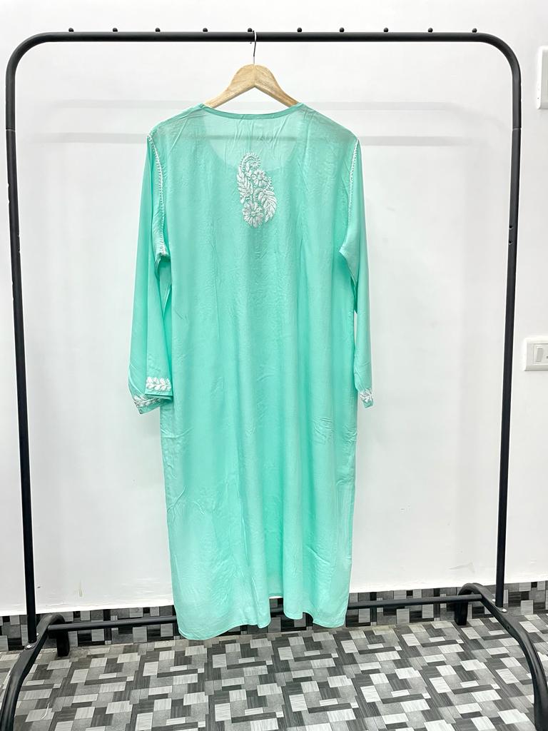 Plus Size Modal Chikankari Kurta