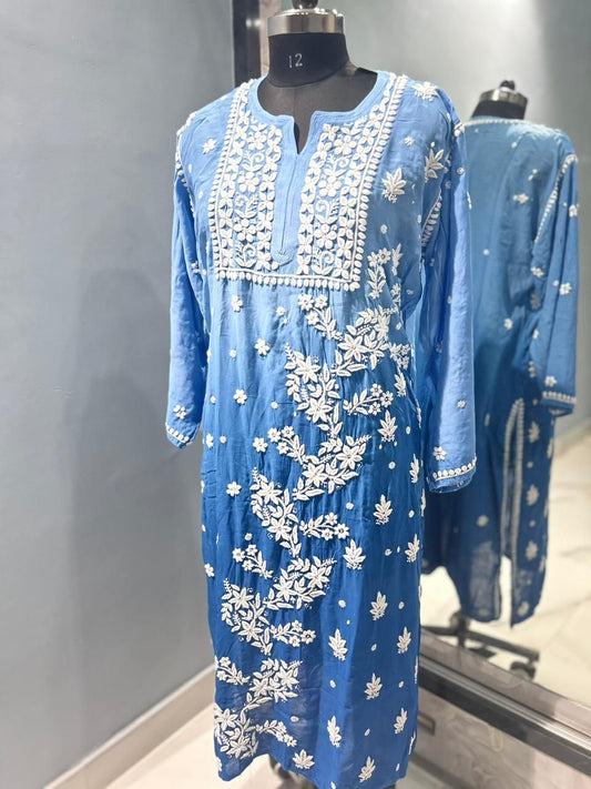 Phool Chikankari Kurta