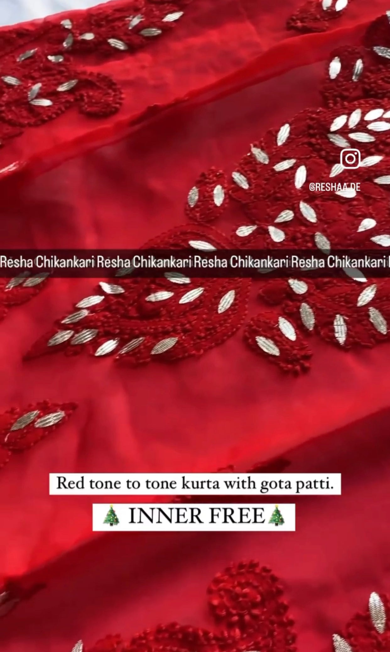 Laal rang Kurta