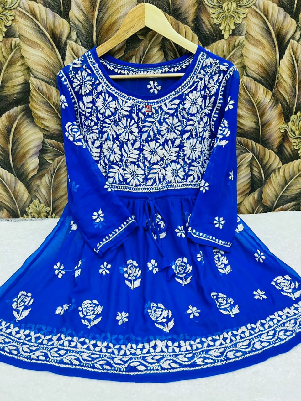 Gul Chikankari Top